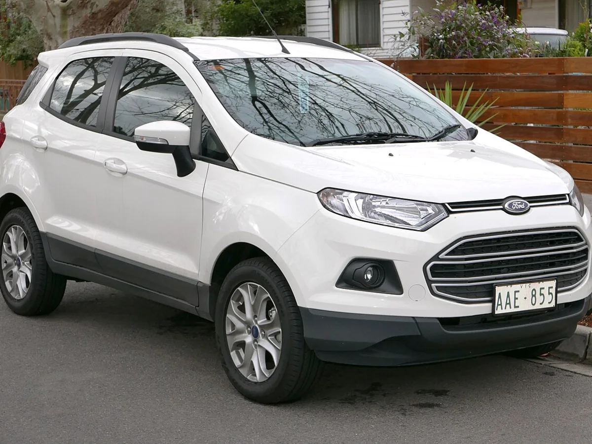 Detalhe frontal do Ford EcoSport — imagem demonstrativa